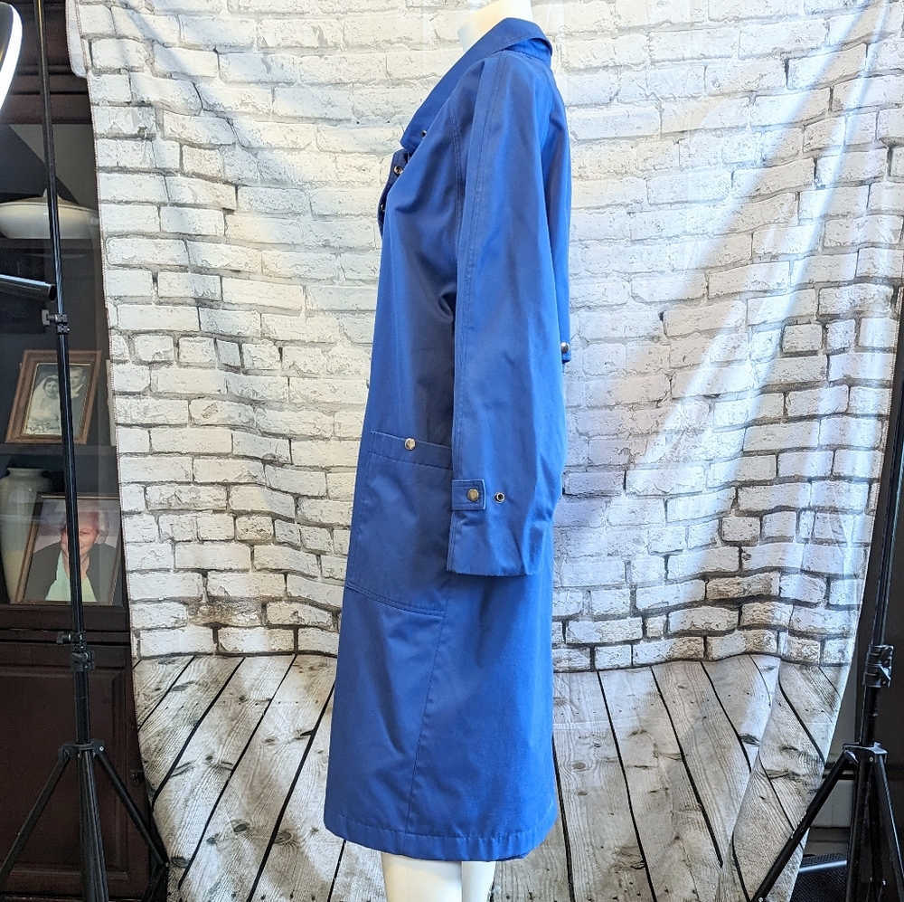 80s J Gallery "Snappy" Trench Coat FIRM PRICE! - Picture 10 of 13